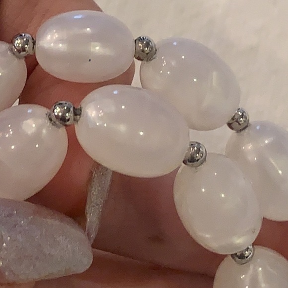 Monet glass bead nice quality graduates long beaded necklace - Picture 6 of 8